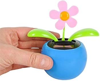 Amazon.com: Set of 8 Cute Solar Power Flip Flap Flower Insect for